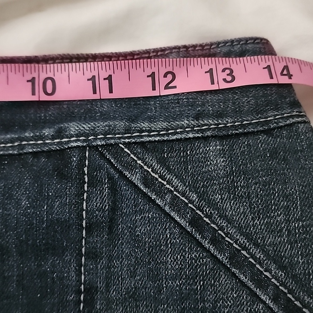 Armani Exchange Y2k Blue Denim Pencil Skirt - Picture 6 of 7